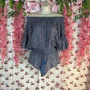 Olivaceous bohemian romper